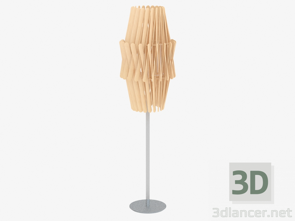 3D Modell Stehlampe F23 C04 69 - Vorschau