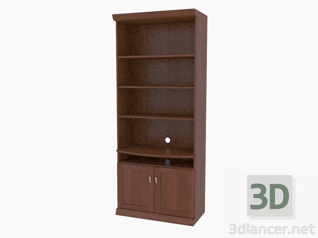 3d model Cabinet with open shelves (261-11) - preview