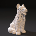 Hund Voronoi 3D-Modell kaufen - Rendern