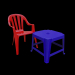 3d model Commercial furniture - preview