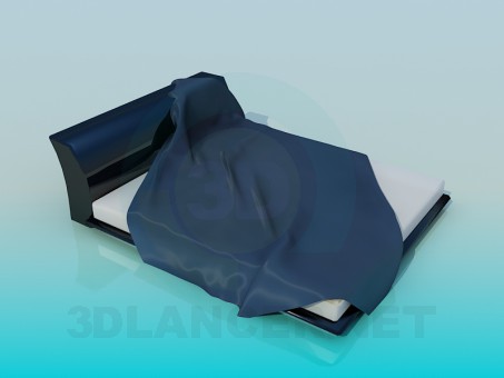 3d модель Кровать – превью 3d модель Кровать – превью