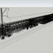 3d Electric train ER2 model buy - render