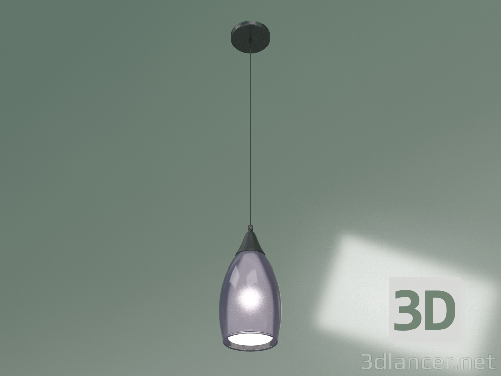 modello 3D Lampada a sospensione 50085-1 (perla nera) - anteprima