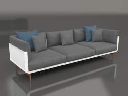 3-seater sofa (White)