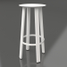 3d model High stool (White) - preview
