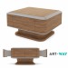 3D Modell Couchtisch "Estet Walnut" - Vorschau