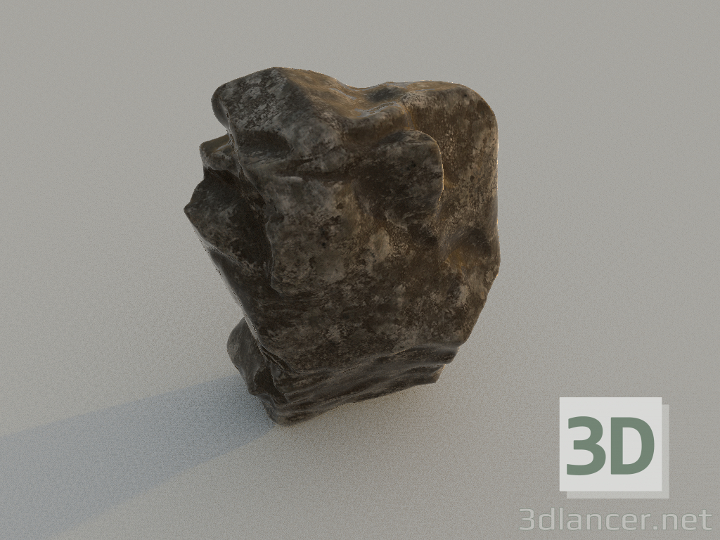 3 डी मॉडल पत्थर - पूर्वावलोकन