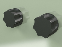 Настенный комплект из 2 запорных смесительных клапанов (17 63 V, ON)