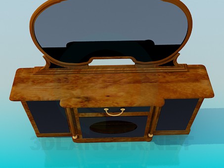 modelo 3D Espejo de piso - escuchar modelo 3D Espejo de piso - escuchar