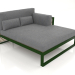 3d model XL modular sofa, section 2 right, high back (Bottle green) - preview