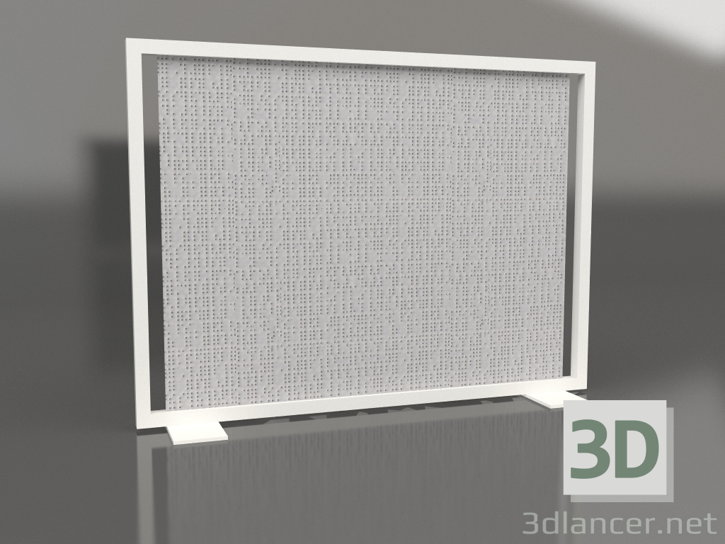 3D Modell Bildschirmtrennwand 150x110 (Achatgrau) - Vorschau