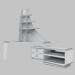 Modelo 3d Mesa Canto moderno - preview