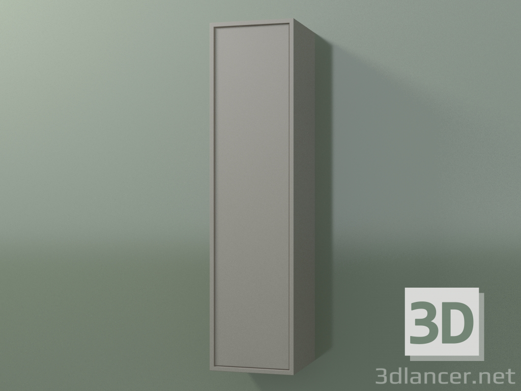 3D Modell Wandschrank mit 1 Tür (8BUACCD01, 8BUACCS01, Ton C37, L 24, P 24, H 96 cm) - Vorschau