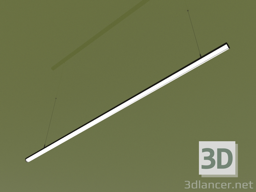 modello 3D Corpo illuminante LINEAR O28 (1250 mm) - anteprima
