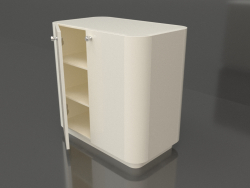 Mueble TM 031 (entreabierto) (660x400x650, color plástico blanco)