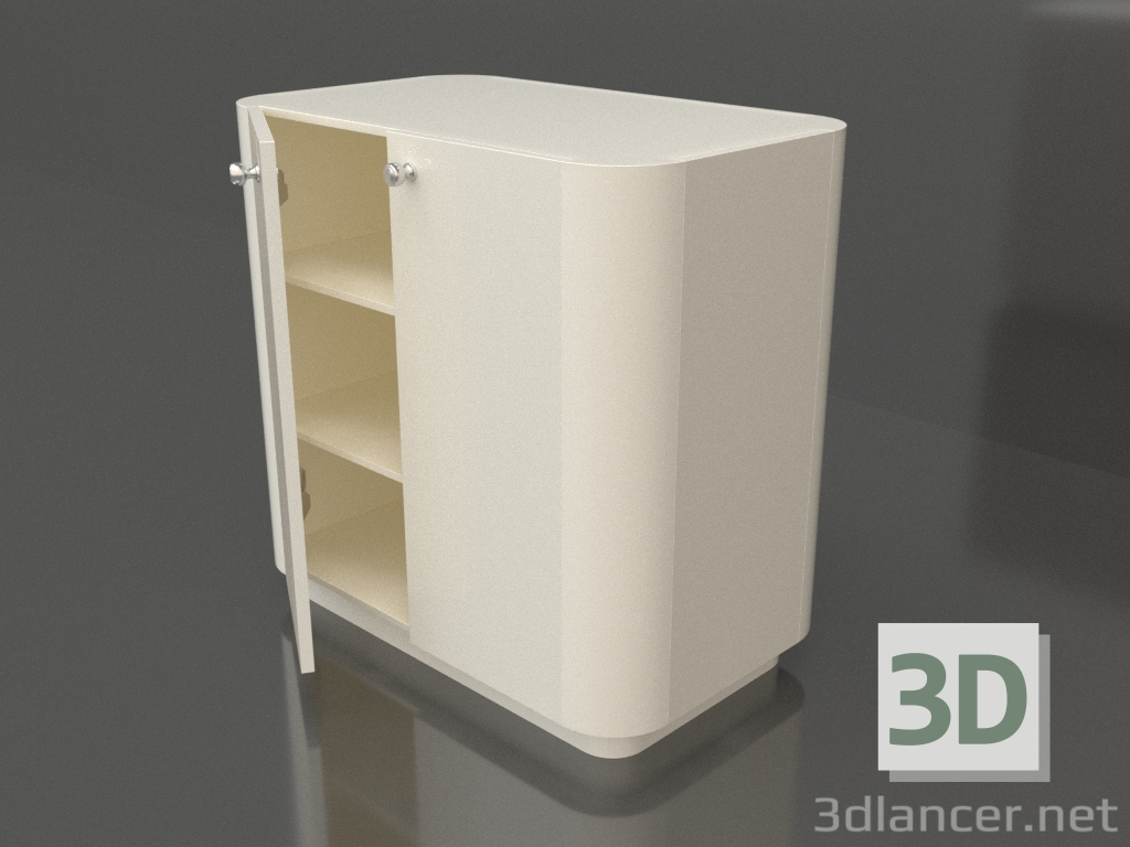 3D modeli Kabin TM 031 (aralıklı) (660x400x650, beyaz plastik renk) - önizleme