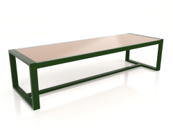 Cam tablalı yemek masası 307 (Şişe yeşili)