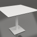 modello 3D Tavolo da pranzo su gamba a colonna 90x90 (Grigio) - anteprima