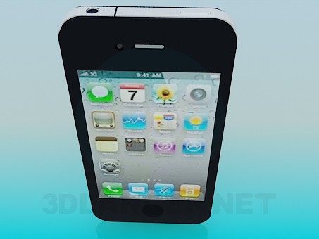 Modelo 3d IPhone - preview