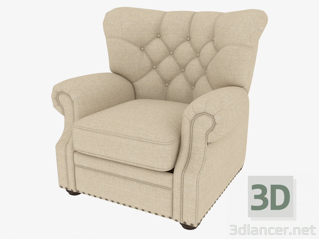 3D Modell Sessel ROCKFORD RECLINER (602.011) - Vorschau