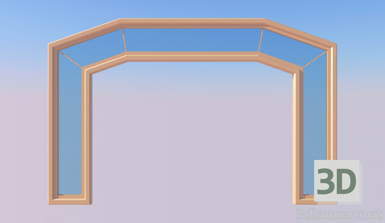 3d модель Широкая арка – превью