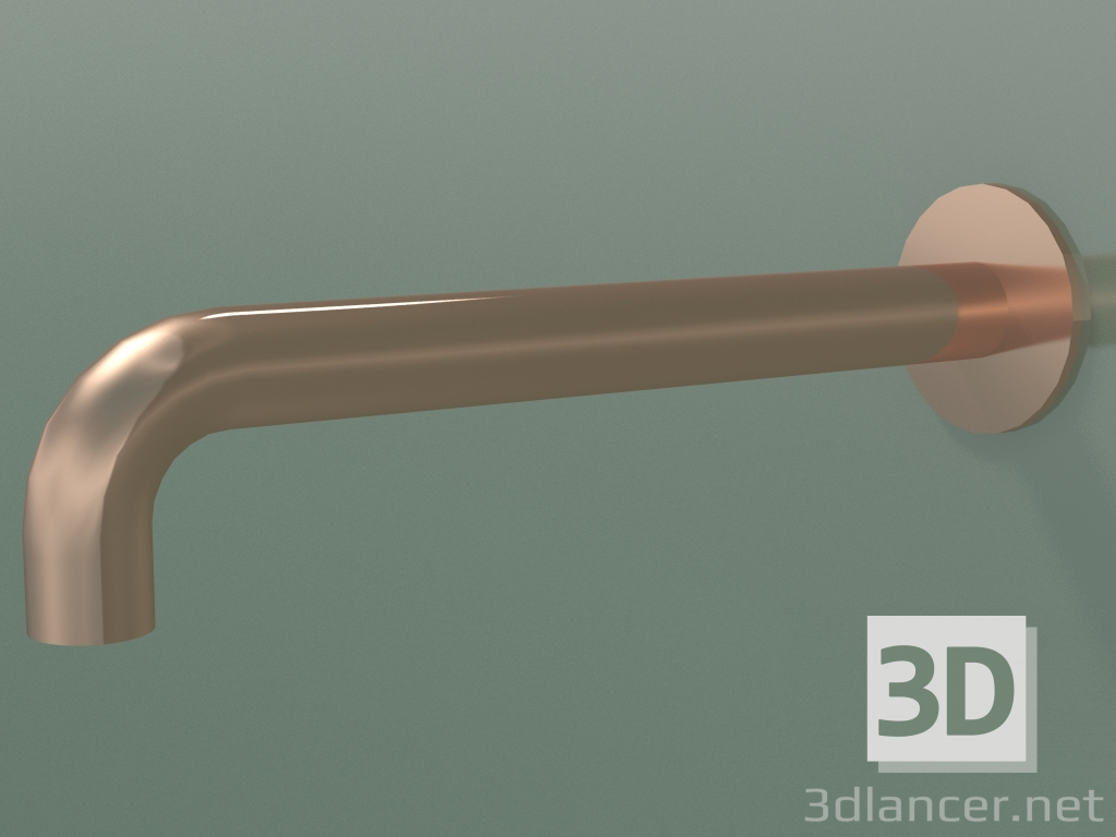 3D modeli Duş kolu 241 mm (27409300) - önizleme