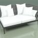modello 3D Modulo divano sinistro 105 (cintura grigia) - anteprima
