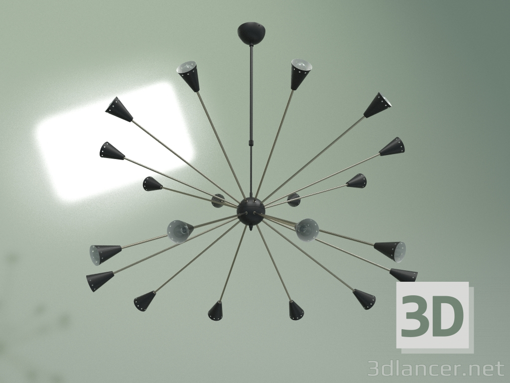 modello 3D Lampada da soffitto Stile Arteriors - anteprima