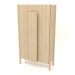 3d model Wardrobe with long handles (without rounding) W 01 (800x300x1400, wood white) - preview