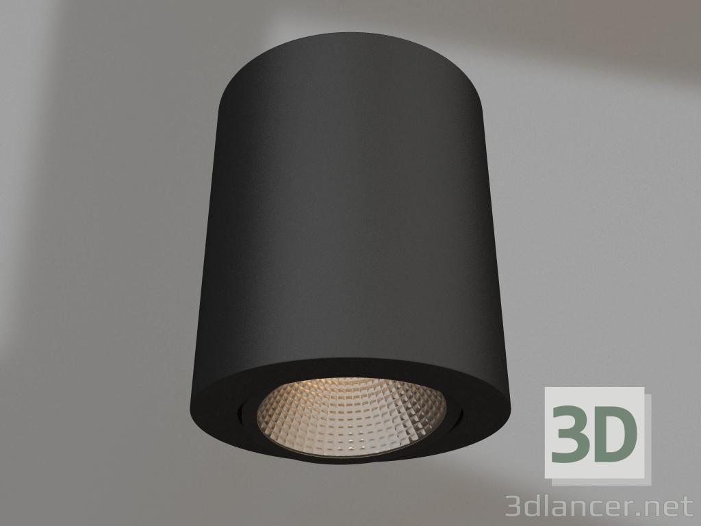 modello 3D Lampada SP-FOCUS-R120-16W Day4000 (BK, 24 gradi, 230V) - anteprima