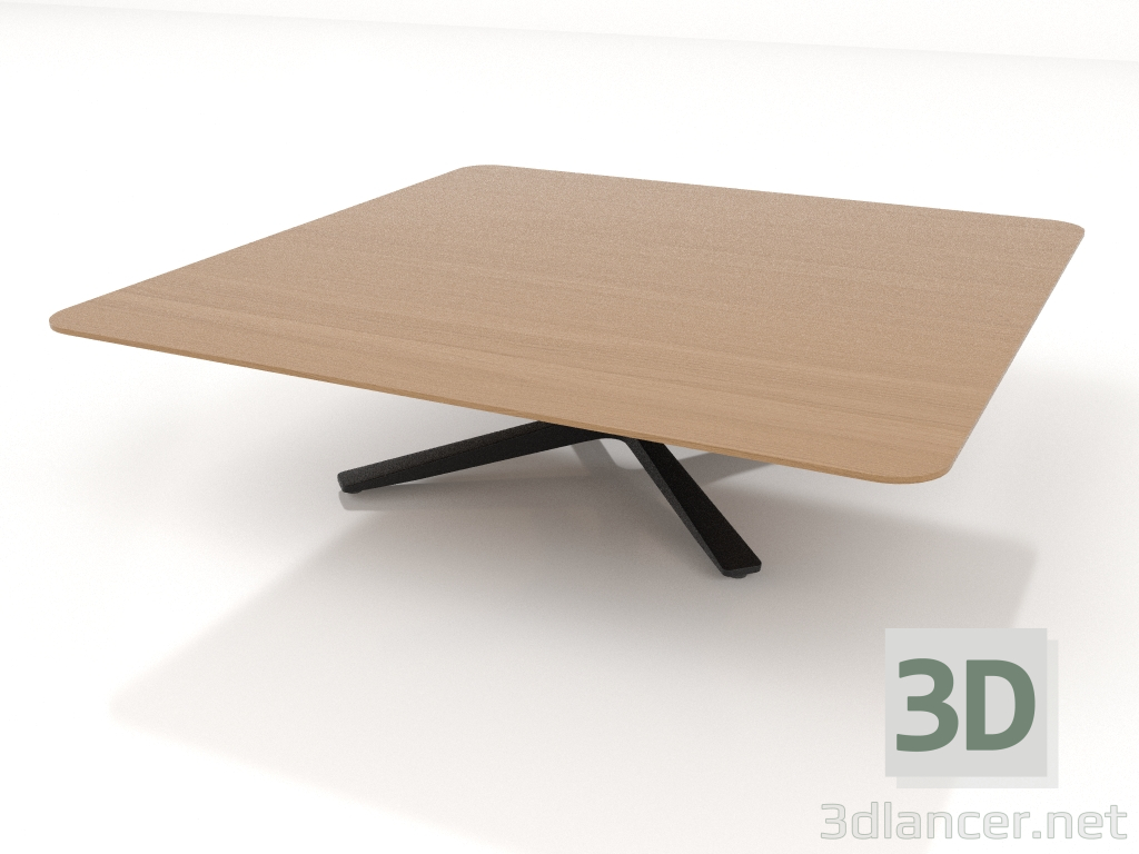 3D Modell Niedriger Tisch 110x110 h28 - Vorschau