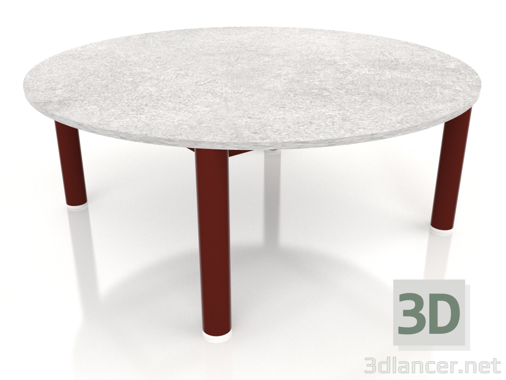 Modelo 3d Mesa de centro D 90 (vinho tinto, DEKTON Kreta) - preview