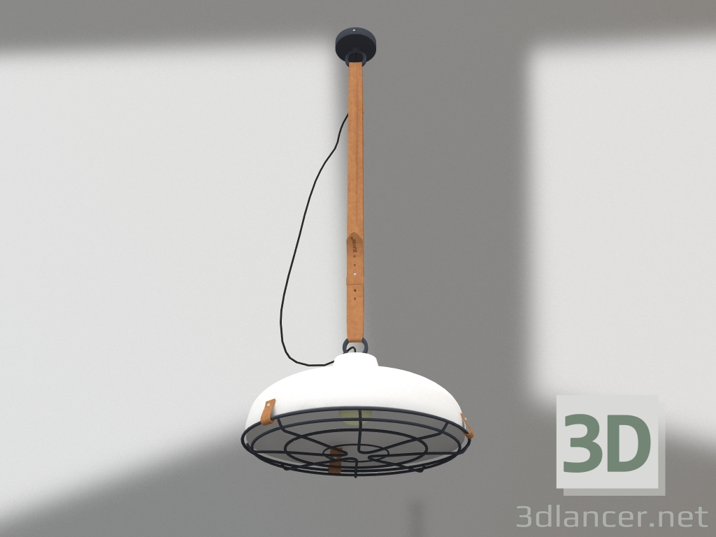 Modelo 3d Candeeiro suspenso Dek 51 (Branco) - preview