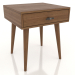 3d model Bedside table STAND NEW 420x400 mm (light walnut) - preview