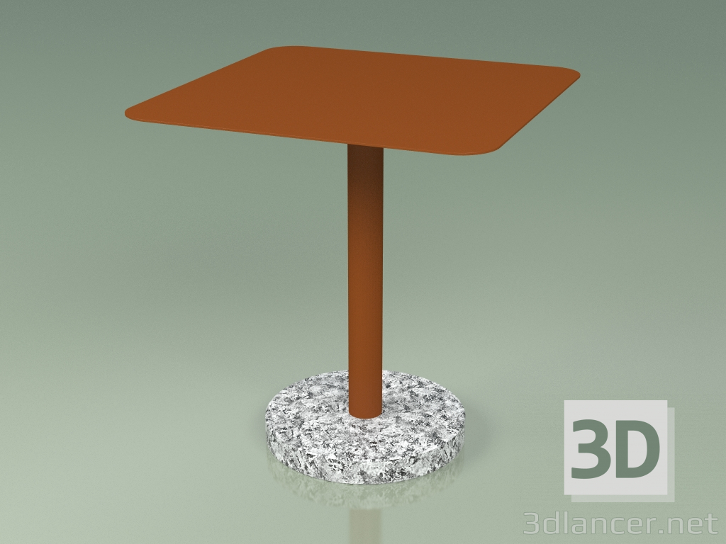 modello 3D Tavolino 367 (Metallo Ruggine) - anteprima