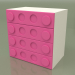 modèle 3D Commode (Rose) - preview