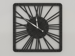 Wall clock TWINKLE NEW (black)