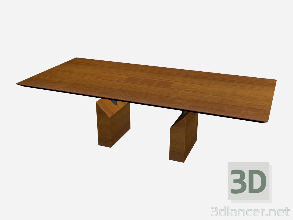 modello 3D Ufficio tavolo Accademia tavolo 2 - anteprima