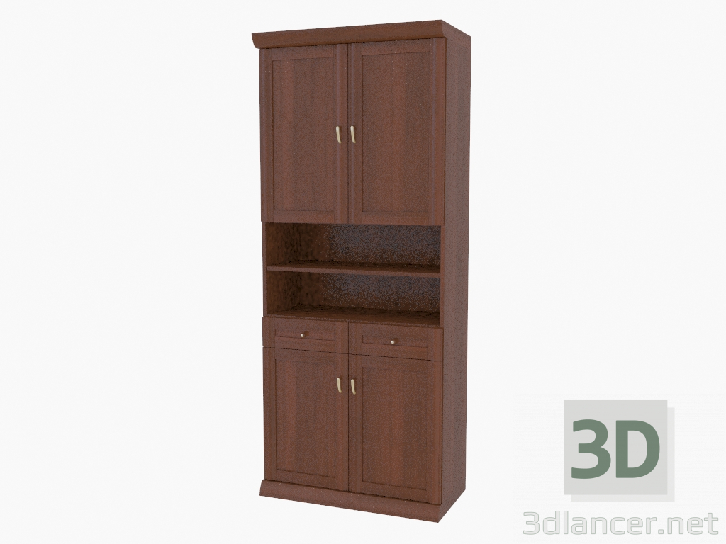 3d model Bookcase (261-18) - preview