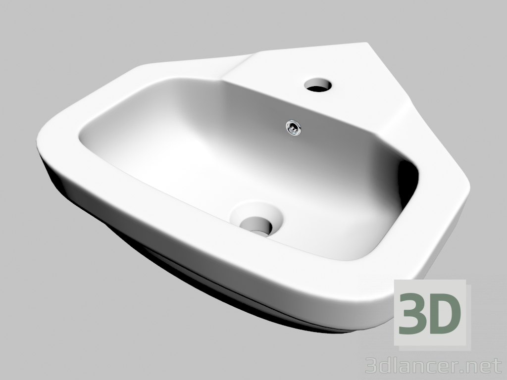 modèle 3D Wall Corner Corner Dalia (CDA 6U4N) - preview