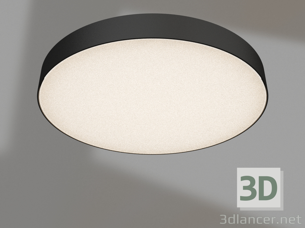 modello 3D Lampada SP-RONDO-R600-72W Day4000 (BK, 120 gradi, 230V) - anteprima