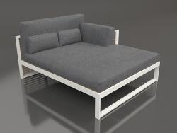 XL modular sofa, section 2 right, high back (Agate gray)