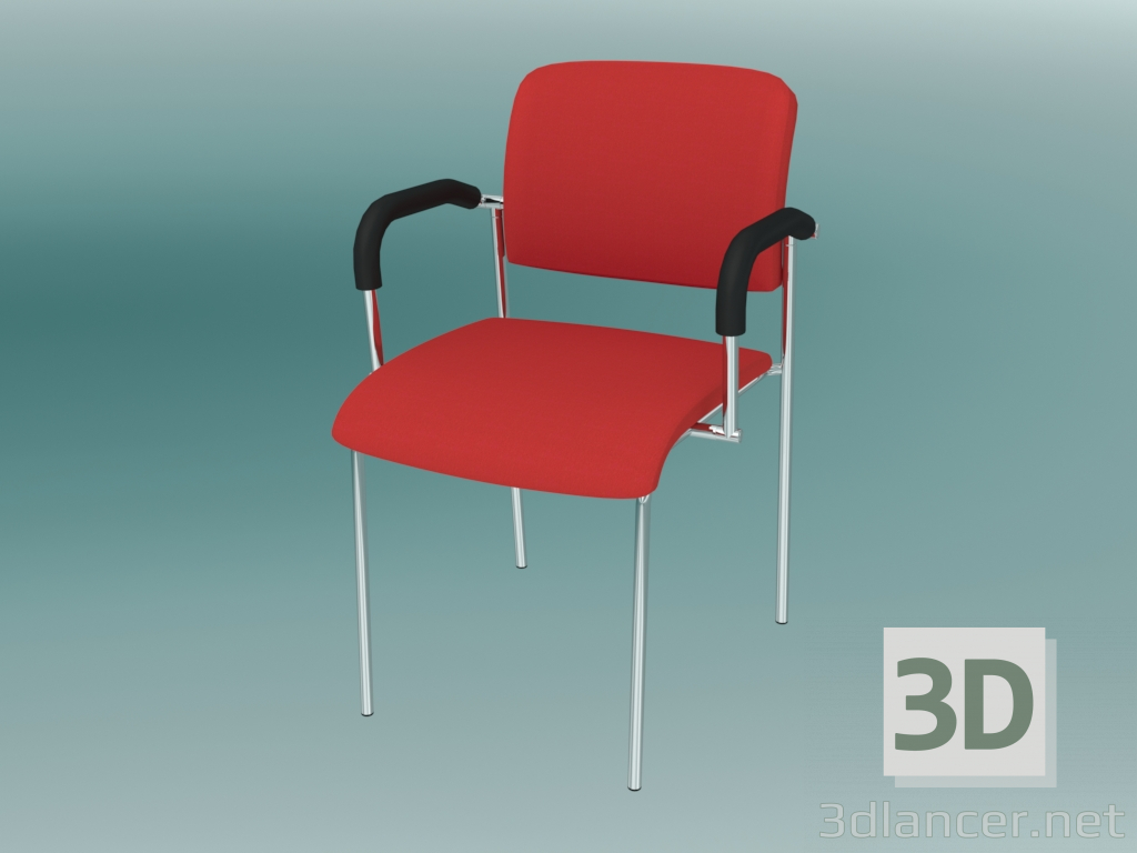 3D Modell Besucherstuhl (H 2P) - Vorschau