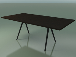 Rechteckiger Tisch 5433 (H 74 - 100x200 cm, Beine 150 °, furniert L21 wenge, V44)