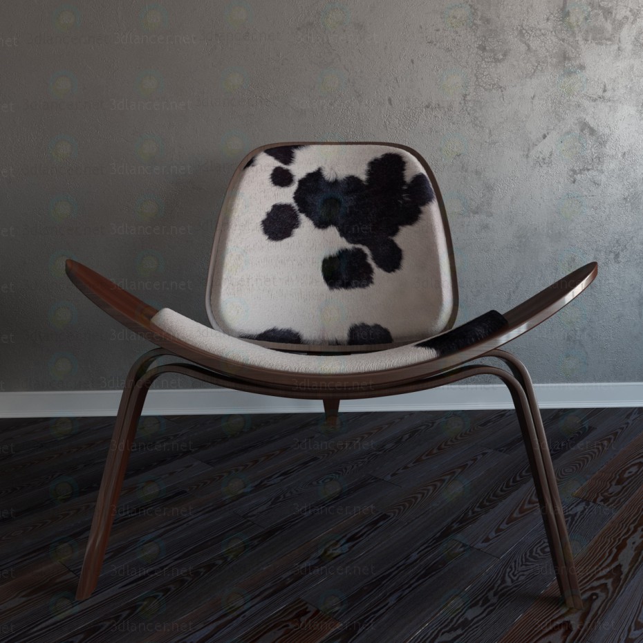 Silla Shell 3D modelo Compro - render Silla Shell 3D modelo Compro - render