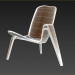 3d Shell Chair model buy - render