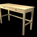 3d model Table Hemmes 2 drawers - preview