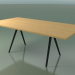 3d model Rectangular table 5433 (H 74 - 100x200 cm, legs 150 °, veneered L22 natural oak, V44) - preview