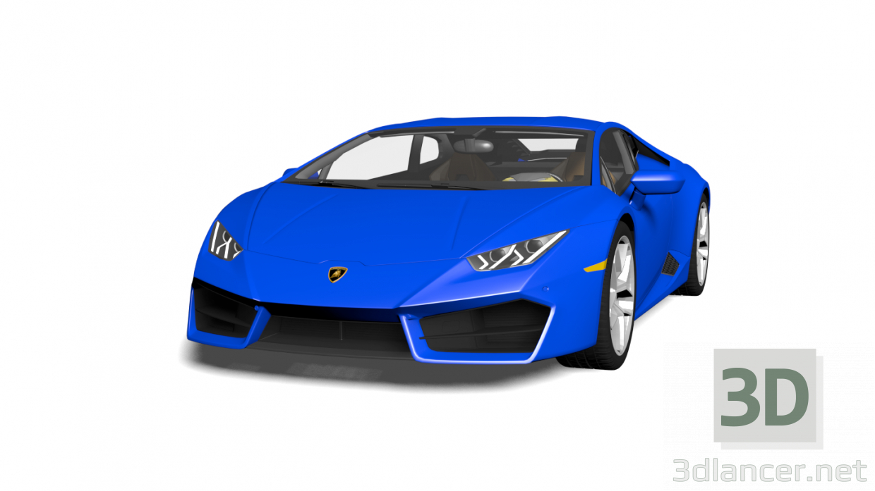3d Lamborghini Huracan model buy - render