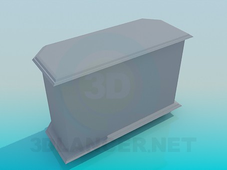 modelo 3D Gabinete en la pared - escuchar modelo 3D Gabinete en la pared - escuchar